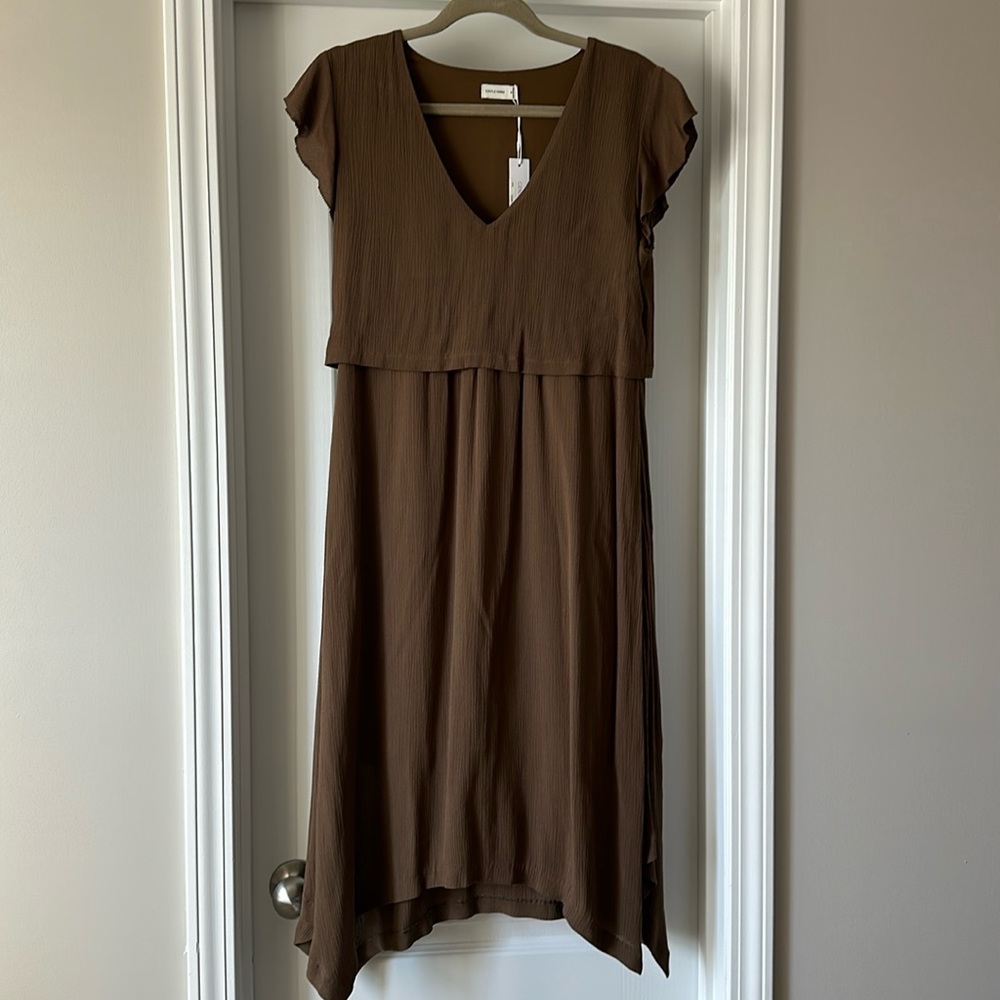 New with tags, brown, gentle fawn dress size 4